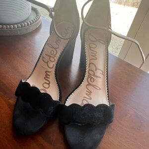 Sam Edelman Black Suede Heels